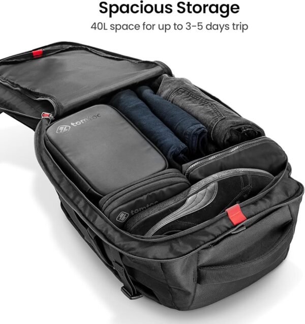 Travel Backpack 40L TSA Friendly Flight Approved Carry on Luggage Hand Water resistant Lightweight Business Rucksack